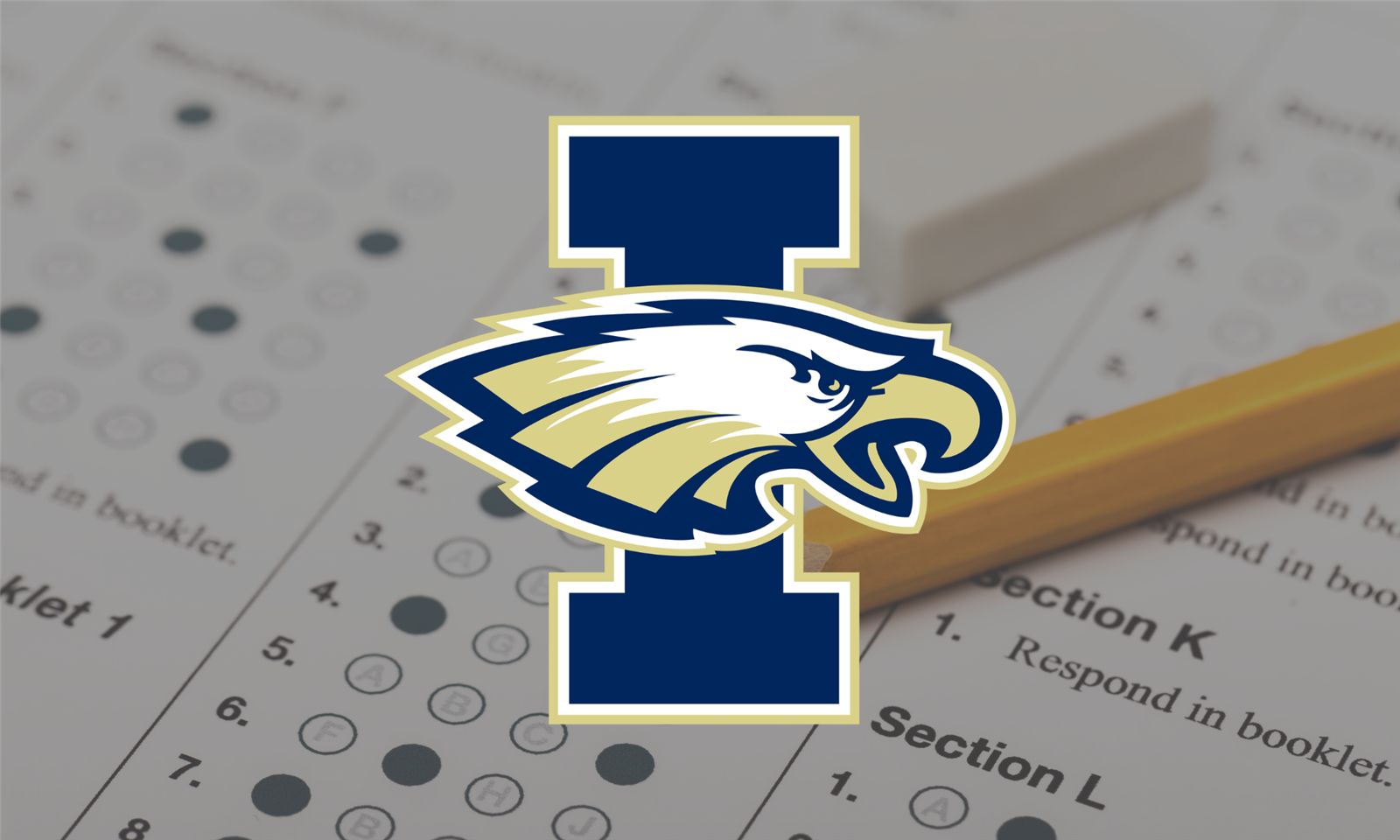 Independence High logo on background